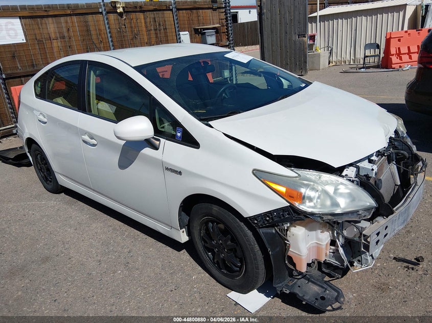 2012 Toyota Prius VIN JTDKN3DUXC5509559 IAAI salvage auction — FRONT END, Wait Title, sold $1,600 on 2026-07-28 (photo 1)