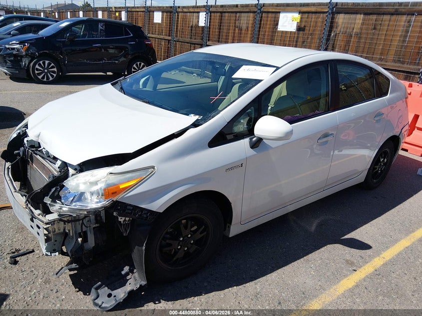2012 Toyota Prius VIN JTDKN3DUXC5509559 IAAI salvage auction — FRONT END, Wait Title, sold $1,600 on 2026-07-28 (photo 2)