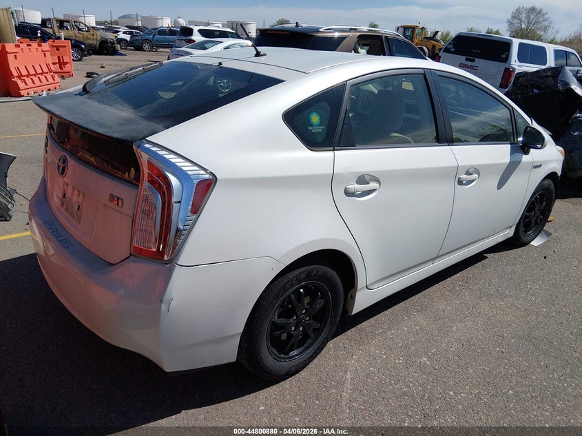 2012 Toyota Prius VIN JTDKN3DUXC5509559 IAAI salvage auction — FRONT END, Wait Title, sold $1,600 on 2026-07-28 (photo 4)