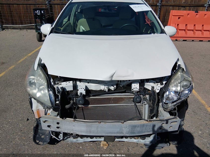 2012 Toyota Prius VIN JTDKN3DUXC5509559 IAAI salvage auction — FRONT END, Wait Title, sold $1,600 on 2026-07-28 (photo 6)