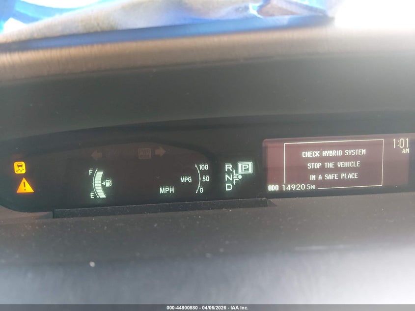 2012 Toyota Prius VIN JTDKN3DUXC5509559 IAAI salvage auction — FRONT END, Wait Title, sold $1,600 on 2026-07-28 (photo 7)