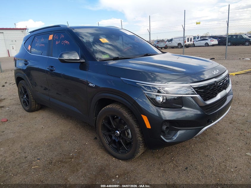 2023 Kia Seltos VIN KNDEUCAA8P7439340 IAAI salvage auction — BIOHAZARD/CHEMICAL, Salvage (Colorado), sold $8,200 on 2026-08-01 (photo 1)