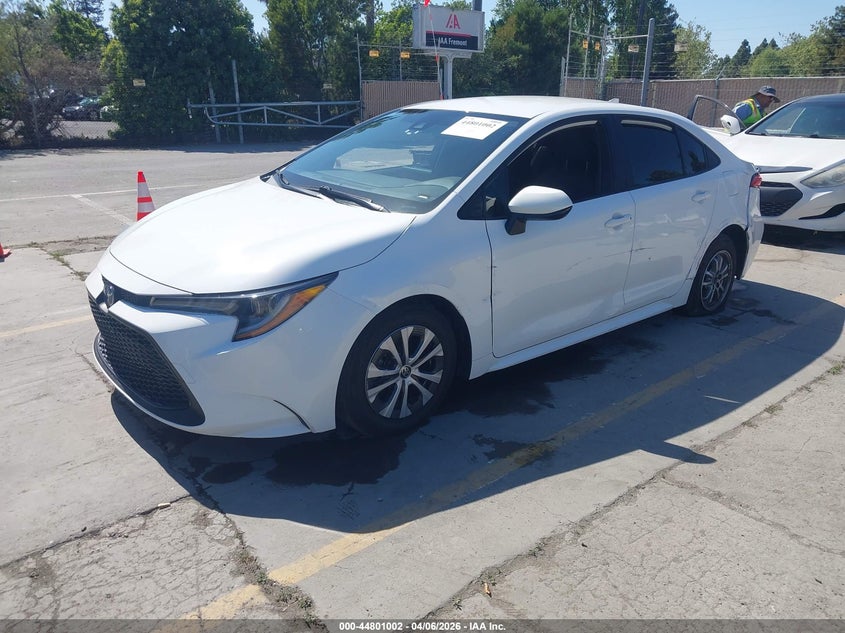 2022 Toyota Corolla VIN JTDEAMDE3N3009250 IAAI salvage auction — LEFT SIDE, Wait Title, sold $6,600 on 2026-07-29 (photo 2)