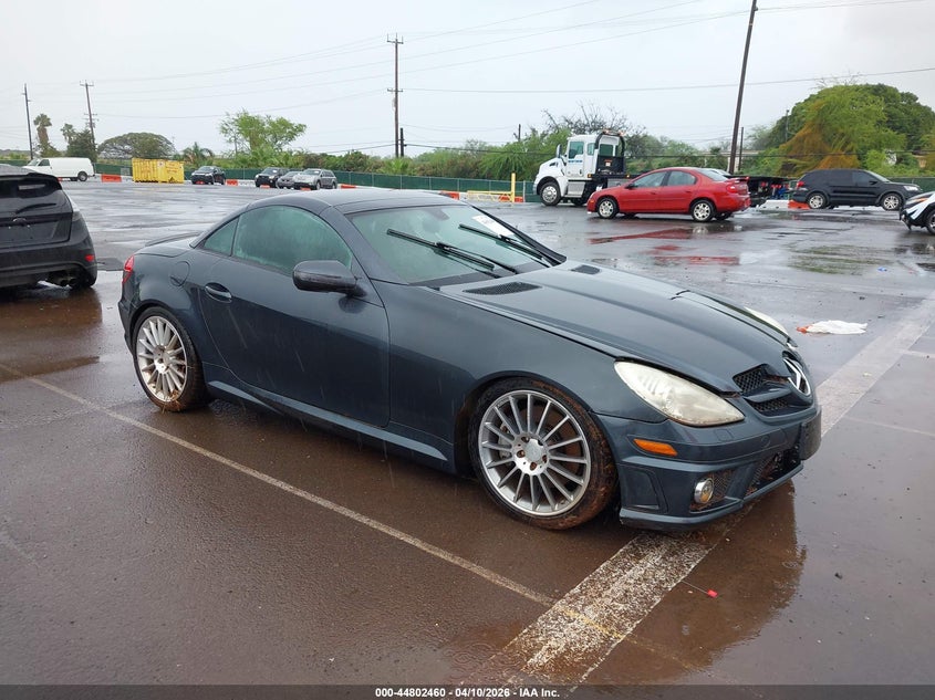 2010 Mercedes-benz Slk-klasse VIN WDBWK5EA3AF230437 IAAI salvage auction — WATER/FLOOD, Salvage (Hawaii), sold $75 on 2026-07-28 (photo 1)