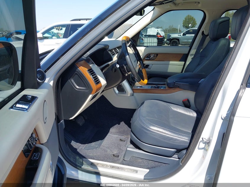 2018 Land rover RANGE ROVER VIN SALGS2SV3JA384583 IAAI salvage auction — SIDE, Salvage Title, sold $7,300 on 2026-07-17 (photo 5)