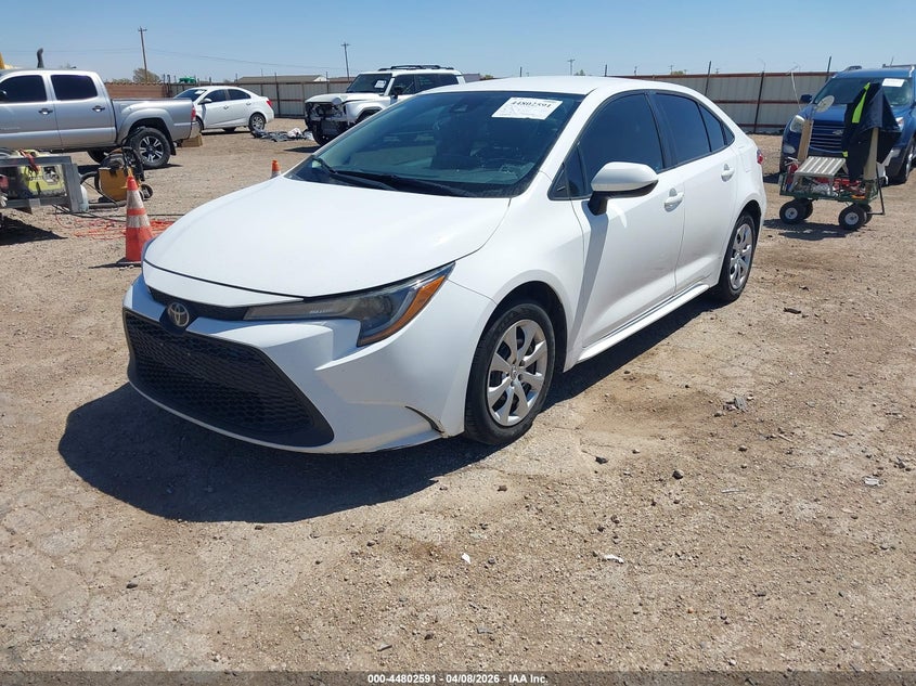 2021 Toyota Corolla VIN 5YFEPMAE8MP215401 IAAI salvage auction — HAIL, Original (Texas), sold $4,250 on 2026-07-29 (photo 2)