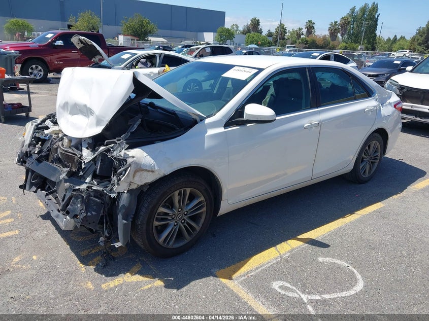 2016 Toyota Camry VIN 4T1BF1FK9GU234822 IAAI salvage auction — FRONT END, Wait Title, sold $475 on 2026-07-27 (photo 2)