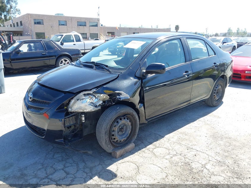2008 Toyota Yaris VIN JTDBT923281203893 IAAI salvage auction — LEFT FRONT, Salvage (California), sold $700 on 2026-07-06 (photo 6)