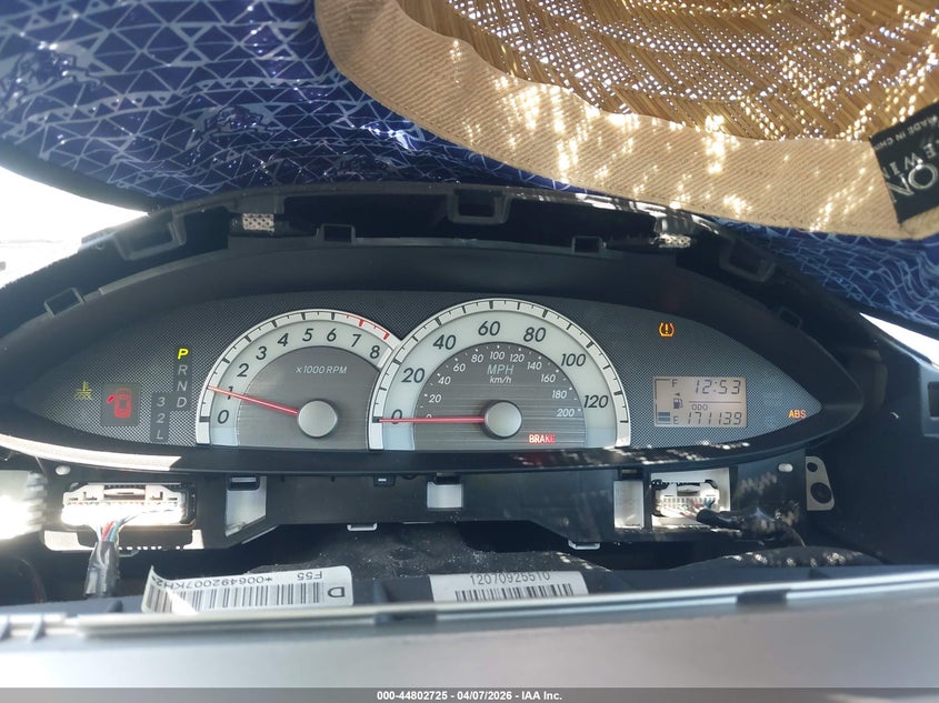 2008 Toyota Yaris VIN JTDBT923281203893 IAAI salvage auction — LEFT FRONT, Salvage (California), sold $700 on 2026-07-06 (photo 7)