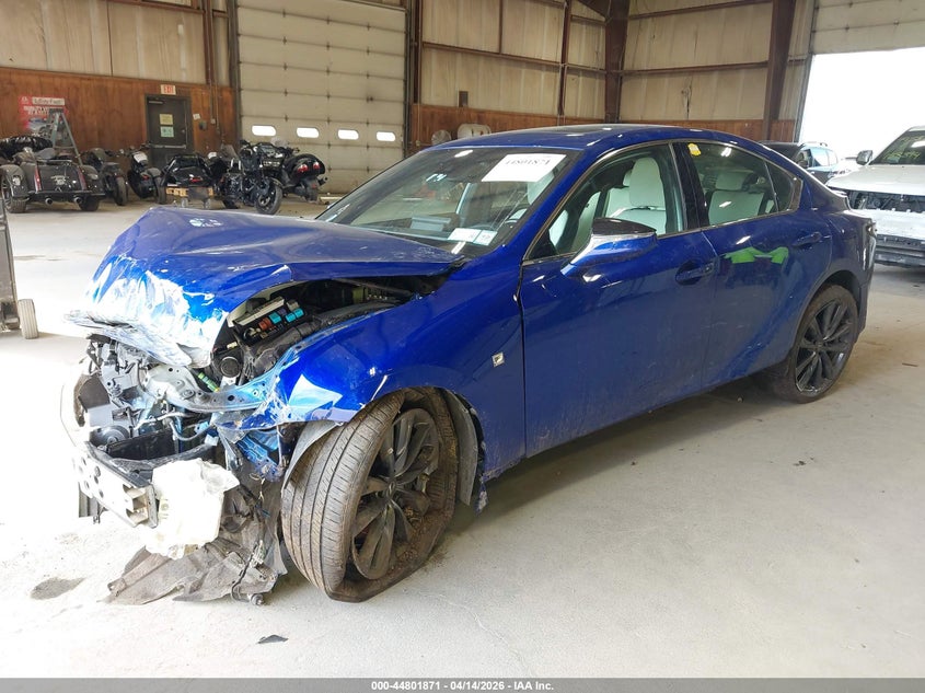 2021 Lexus Is VIN JTHGZ1E23M5020674 IAAI salvage auction — FRONT END, Wait Title, sold $5,800 on 2026-07-08 (photo 2)