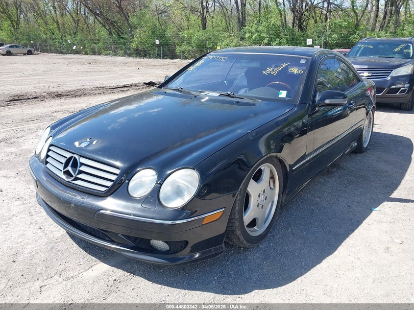 2002 Mercedes-benz Cl-klasse VIN WDBPJ75J22A030862 IAAI salvage auction — FRONT END, Clear (Indiana), sold $550 on 2026-07-15 (photo 2)