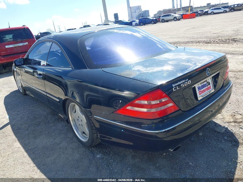 2002 Mercedes-benz Cl-klasse VIN WDBPJ75J22A030862 IAAI salvage auction — FRONT END, Clear (Indiana), sold $550 on 2026-07-15 (photo 3)