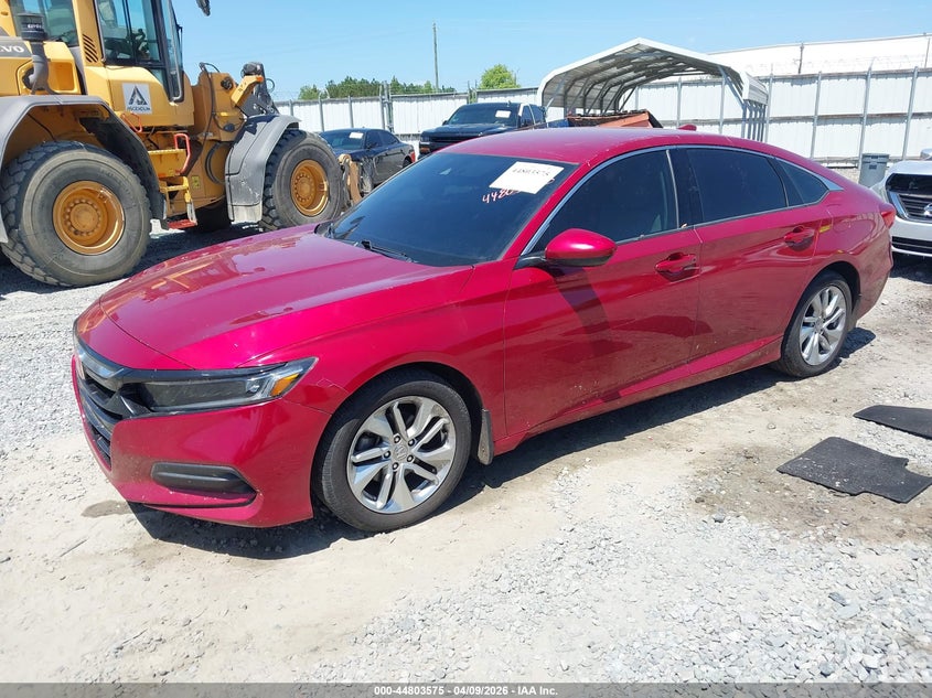 2018 Honda Accord VIN 1HGCV1F17JA074405 IAAI salvage auction — STORM DAMAGE, Salvage (Georgia), sold $4,300 on 2026-08-01 (photo 2)
