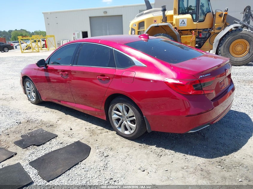 2018 Honda Accord VIN 1HGCV1F17JA074405 IAAI salvage auction — STORM DAMAGE, Salvage (Georgia), sold $4,300 on 2026-08-01 (photo 3)