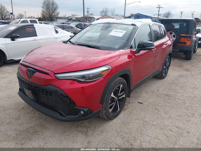 2025 Toyota Corolla cross VIN 7MUFBABG3SV085488 IAAI salvage auction — HAIL, Salvage Title, sold $15,450 on 2026-07-21 (photo 2)