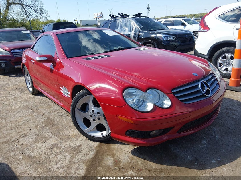 2005 Mercedes-benz Sl-klasse VIN WDBSK75F25F104646 IAAI salvage auction — HAIL, Clear (Oklahoma), sold $8,100 on 2026-07-22 (photo 1)