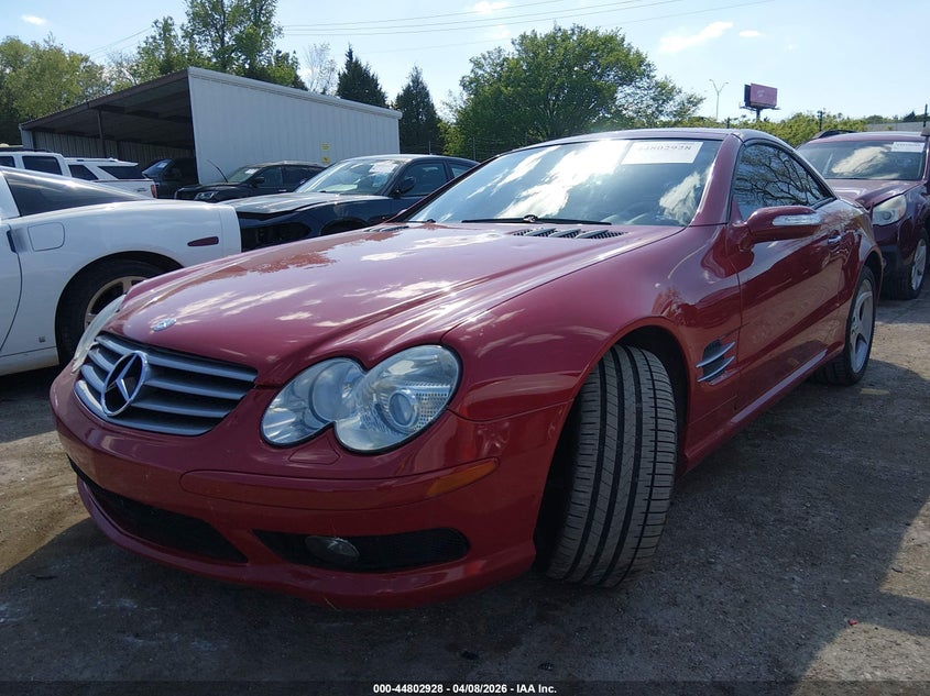 2005 Mercedes-benz Sl-klasse VIN WDBSK75F25F104646 IAAI salvage auction — HAIL, Clear (Oklahoma), sold $8,100 on 2026-07-22 (photo 2)