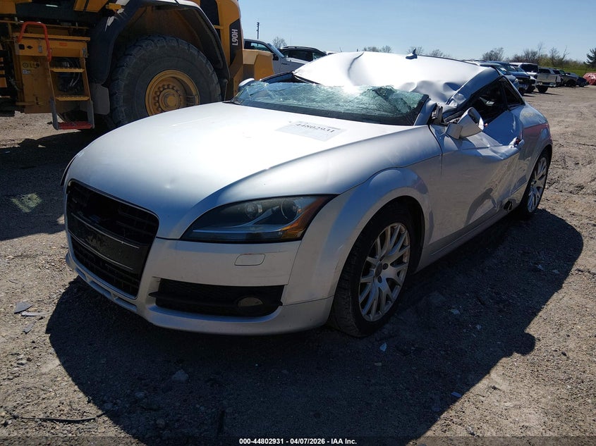 2008 Audi Tt VIN TRUDD38J481005833 IAAI salvage auction — ROOF, Salvage (Ohio), sold $1,100 on 2026-07-14 (photo 2)