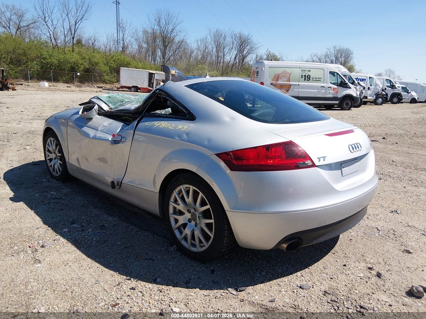2008 Audi Tt VIN TRUDD38J481005833 IAAI salvage auction — ROOF, Salvage (Ohio), sold $1,100 on 2026-07-14 (photo 3)