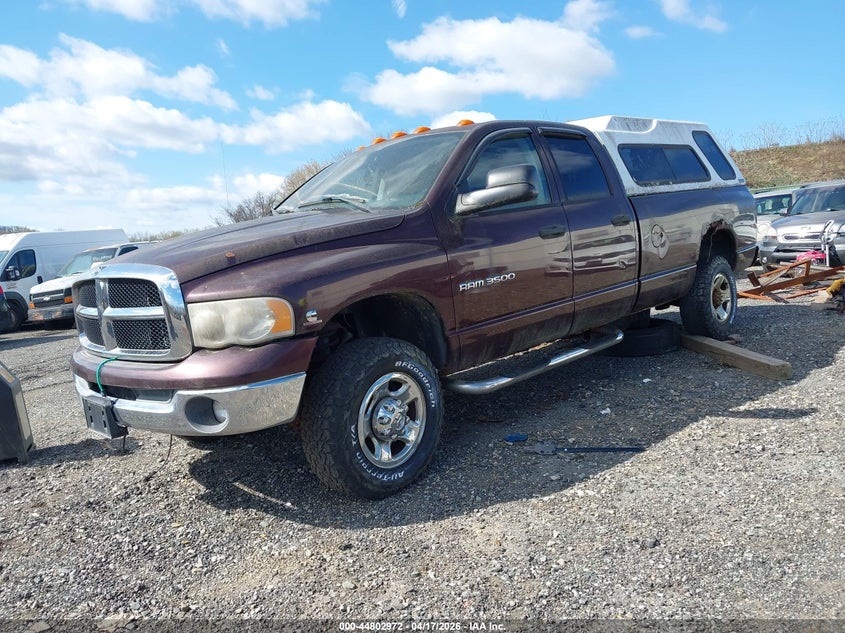2004 Dodge Ram 3500 VIN 3D7LU38C94G100736 IAAI salvage auction — REAR END, Salvage (Texas), sold $1,350 on 2026-07-09 (photo 2)