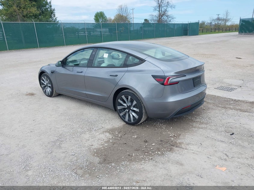 2025 Tesla Model 3 VIN 5YJ3E1EA0SF062847 IAAI salvage auction — LEFT SIDE, Wait Title, sold $28,250 on 2026-07-20 (photo 3)