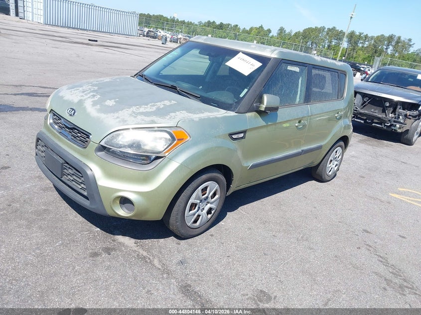 2013 Kia Soul VIN KNDJT2A54D7522354 IAAI salvage auction — REAR END, Salvage Title, sold $300 on 2026-07-15 (photo 2)