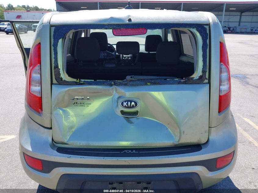 2013 Kia Soul VIN KNDJT2A54D7522354 IAAI salvage auction — REAR END, Salvage Title, sold $300 on 2026-07-15 (photo 6)
