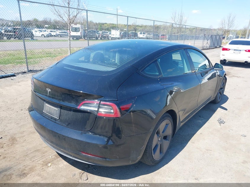 2021 Tesla Model 3 VIN 5YJ3E1EAXMF089637 IAAI salvage auction — FRONT END, Salvage - Greater Than 75% (Maryland), sold $4,500 on 2026-07-16 (photo 4)