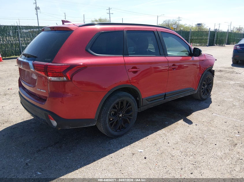 2018 Mitsubishi Outlander VIN JA4AZ3A38JZ044193 IAAI salvage auction — RIGHT FRONT, Wait Title, sold $2,300 on 2026-07-17 (photo 4)