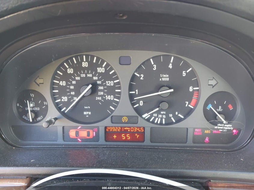 1997 BMW 5 series VIN WBADD5329VBV52895 IAAI salvage auction — TRANSMISSION, Clear (Georgia), sold $25 on 2026-07-30 (photo 7)