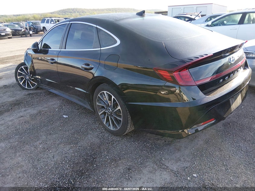 2022 Hyundai Sonata VIN KMHL34J26NA179833 IAAI salvage auction — SIDE, Clear (Oklahoma), sold $5,800 on 2026-08-01 (photo 3)