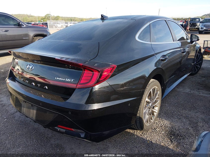 2022 Hyundai Sonata VIN KMHL34J26NA179833 IAAI salvage auction — SIDE, Clear (Oklahoma), sold $5,800 on 2026-08-01 (photo 4)