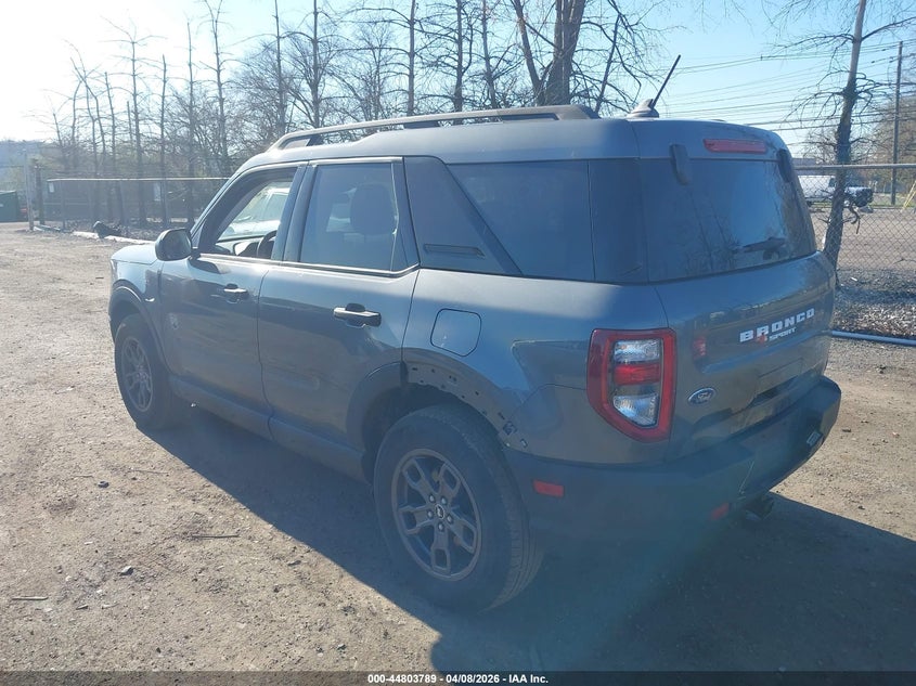 2023 Ford Bronco sport VIN 3FMCR9B67PRD13318 IAAI salvage auction — FRONT & REAR, Salvage (New Jersey), sold $7,800 on 2026-07-29 (photo 3)