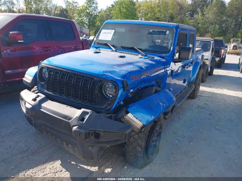 2024 Jeep Gladiator VIN 1C6HJTAG9RL126373 IAAI salvage auction — FRONT END, Salvage Title, sold $14,500 on 2026-07-10 (photo 2)