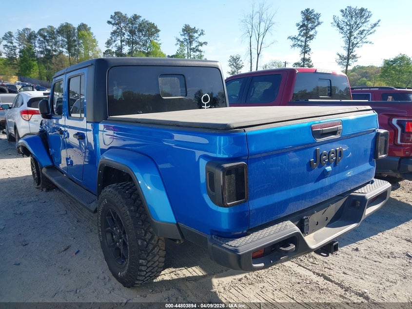 2024 Jeep Gladiator VIN 1C6HJTAG9RL126373 IAAI salvage auction — FRONT END, Salvage Title, sold $14,500 on 2026-07-10 (photo 3)