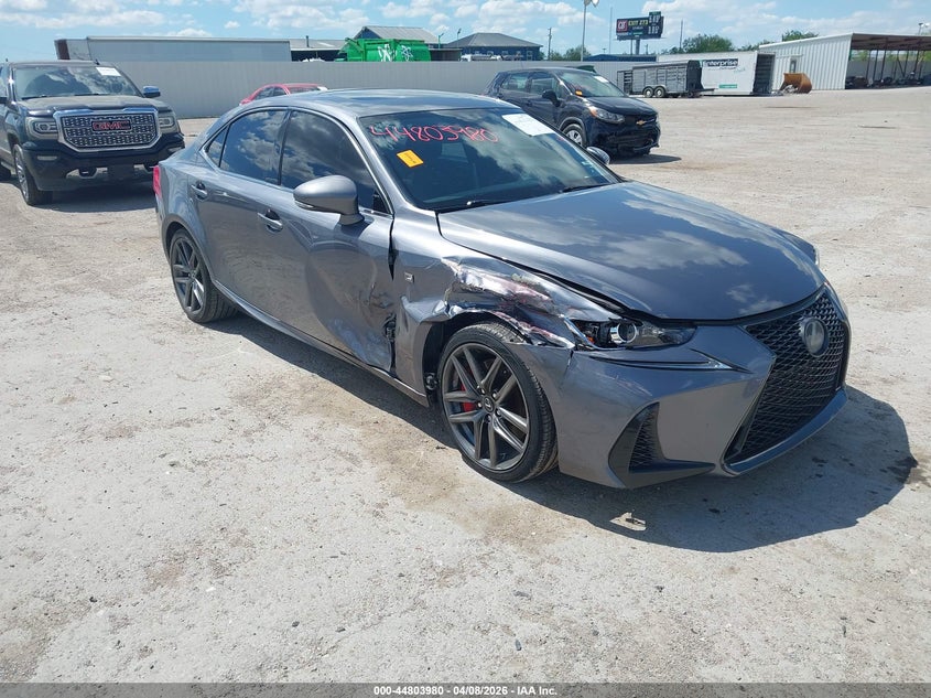 2017 Lexus Is VIN JTHCM1D27H5020066 IAAI salvage auction — FRONT END, Salvage Title, sold $5,200 on 2026-07-29 (photo 1)