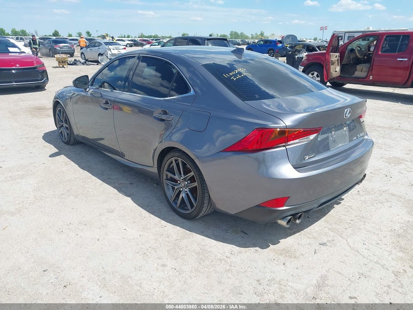 2017 Lexus Is VIN JTHCM1D27H5020066 IAAI salvage auction — FRONT END, Salvage Title, sold $5,200 on 2026-07-29 (photo 3)