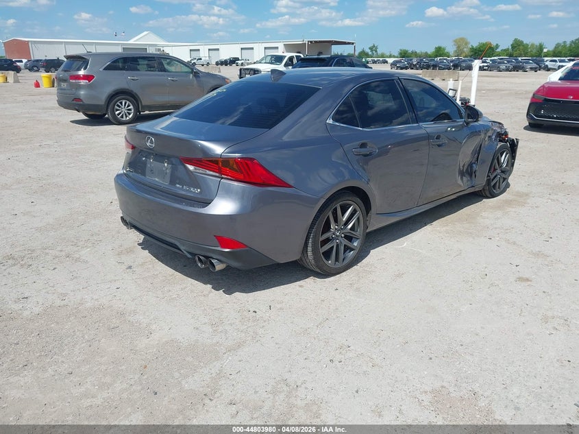 2017 Lexus Is VIN JTHCM1D27H5020066 IAAI salvage auction — FRONT END, Salvage Title, sold $5,200 on 2026-07-29 (photo 4)