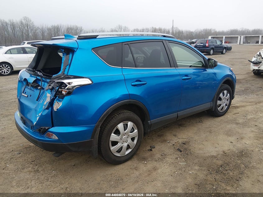 2017 Toyota Rav 4 VIN JTMBFREV2HJ136491 IAAI salvage auction — REAR END, Salvage Title, sold $5,450 on 2026-07-16 (photo 4)
