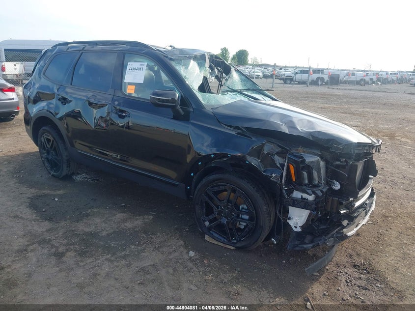 2025 Kia Telluride VIN 5XYP3DGC6SG573799 IAAI salvage auction — ROLLOVER, Salvage Title, sold $3,350 on 2026-07-08 (photo 1)