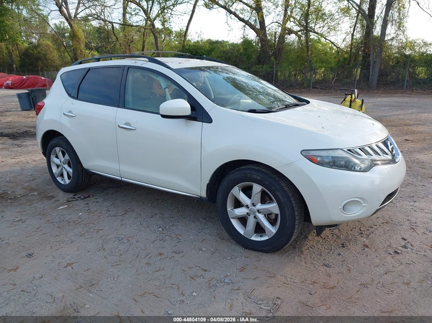 2010 Nissan Murano VIN JN8AZ1MU3AW011655 IAAI salvage auction — UNDERCARRIAGE, Salvage (Georgia), sold $250 on 2026-07-17 (photo 1)