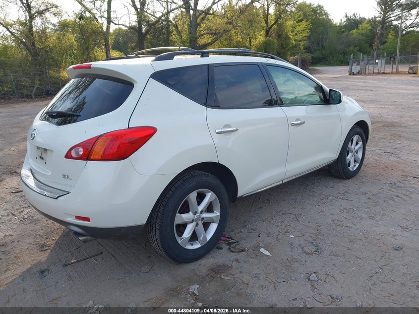 2010 Nissan Murano VIN JN8AZ1MU3AW011655 IAAI salvage auction — UNDERCARRIAGE, Salvage (Georgia), sold $250 on 2026-07-17 (photo 4)