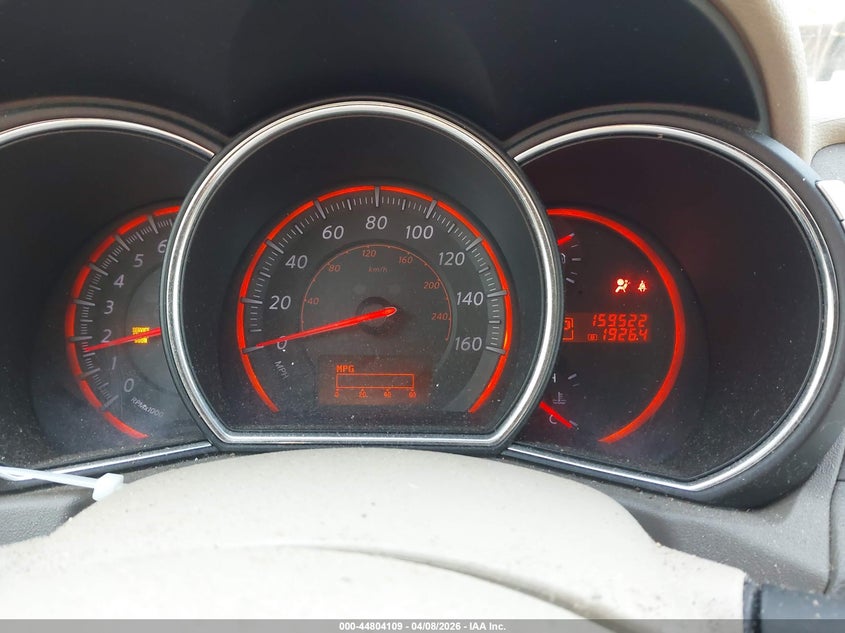 2010 Nissan Murano VIN JN8AZ1MU3AW011655 IAAI salvage auction — UNDERCARRIAGE, Salvage (Georgia), sold $250 on 2026-07-17 (photo 7)