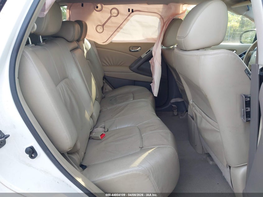 2010 Nissan Murano VIN JN8AZ1MU3AW011655 IAAI salvage auction — UNDERCARRIAGE, Salvage (Georgia), sold $250 on 2026-07-17 (photo 8)