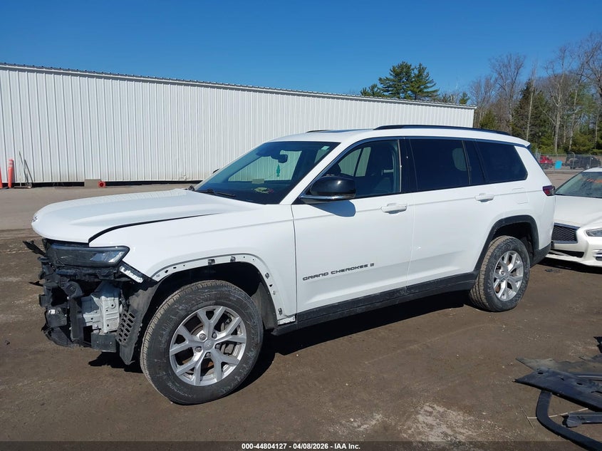 2023 Jeep Grand cherokee l VIN 1C4RJKBG8P8701939 IAAI salvage auction — FRONT END, Salvage (Massachusetts), sold $11,950 on 2026-07-10 (photo 2)