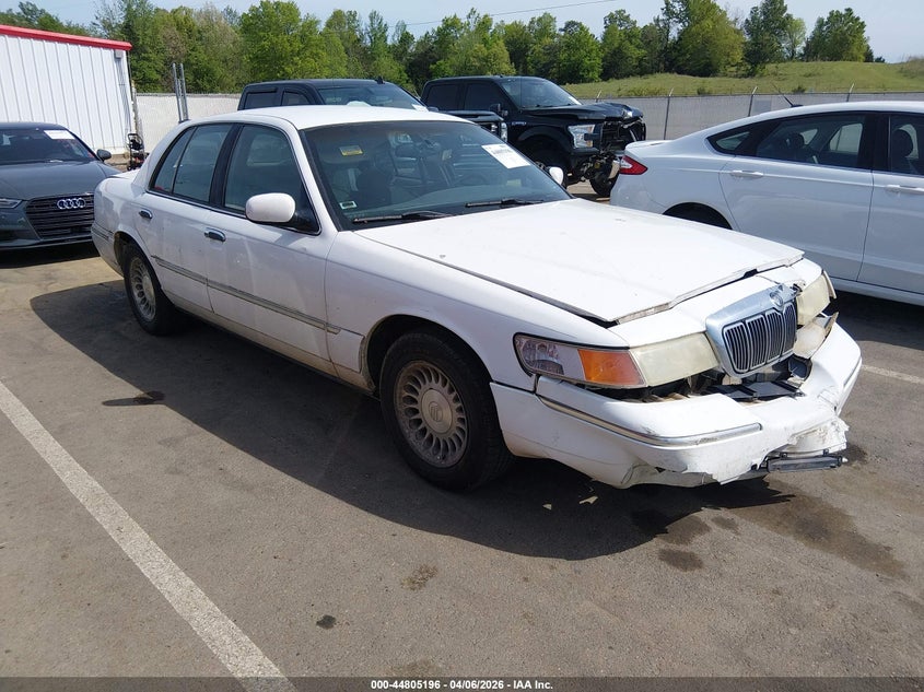 2001 Mercury Grand marquis VIN 2MEFM75WX1X656566 IAAI salvage auction — FRONT END, Salvage (Mississippi), sold $250 on 2026-07-29 (photo 1)