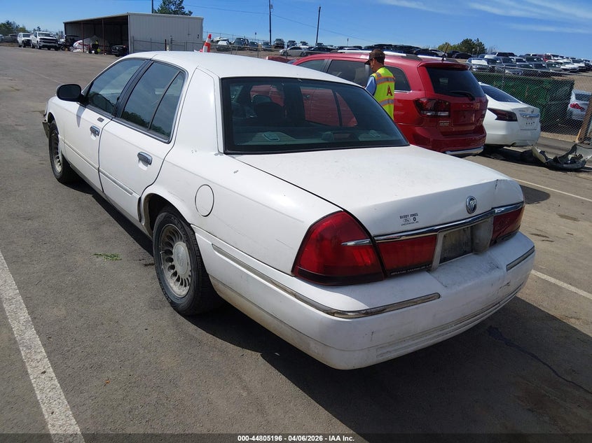 2001 Mercury Grand marquis VIN 2MEFM75WX1X656566 IAAI salvage auction — FRONT END, Salvage (Mississippi), sold $250 on 2026-07-29 (photo 3)