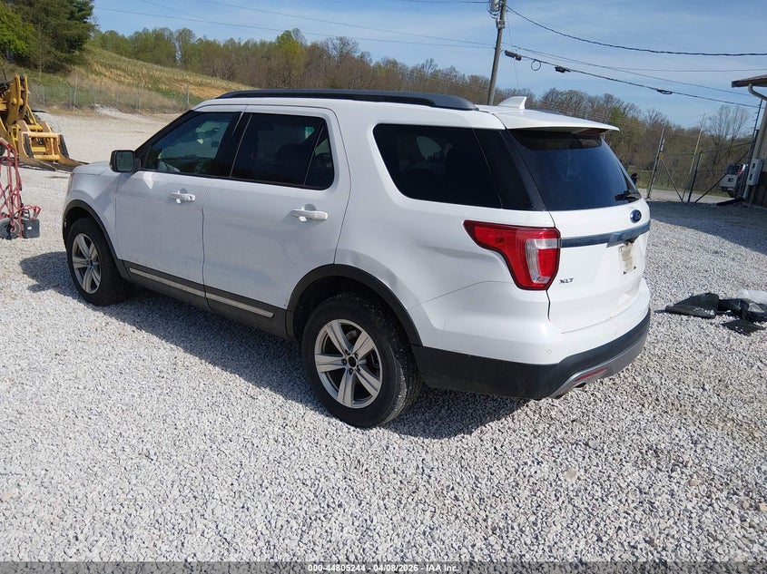 2017 Ford Explorer VIN 1FM5K8D8XHGC30139 IAAI salvage auction — FRONT & REAR, Salvage Title, sold $1,550 on 2026-07-09 (photo 3)
