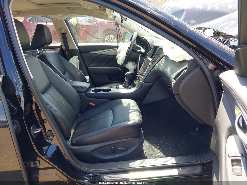 2015 Infiniti Q50 VIN JN1BV7AR5FM415108 IAAI salvage auction — FRONT END, Wait Title, sold $1,000 on 2026-07-15 (photo 5)