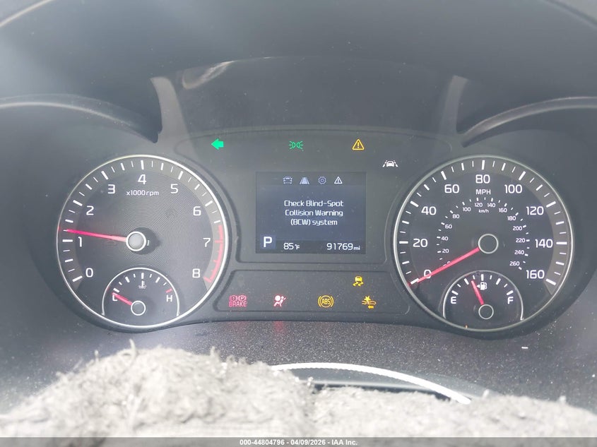 2020 Kia Optima VIN 5XXGT4L36LG448362 IAAI salvage auction — FRONT END, Salvage Title, sold $1,900 on 2026-07-24 (photo 7)
